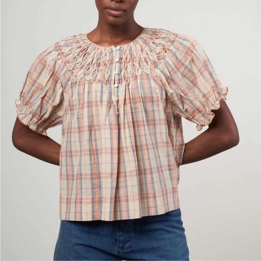 The Great Hazel Plaid Top